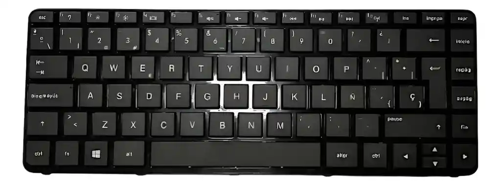 Teclado Repuesto Para Hp 14n 14d D020 D021 En Español Mod #2