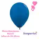 Globo Metal Azul Sempertex R12x12