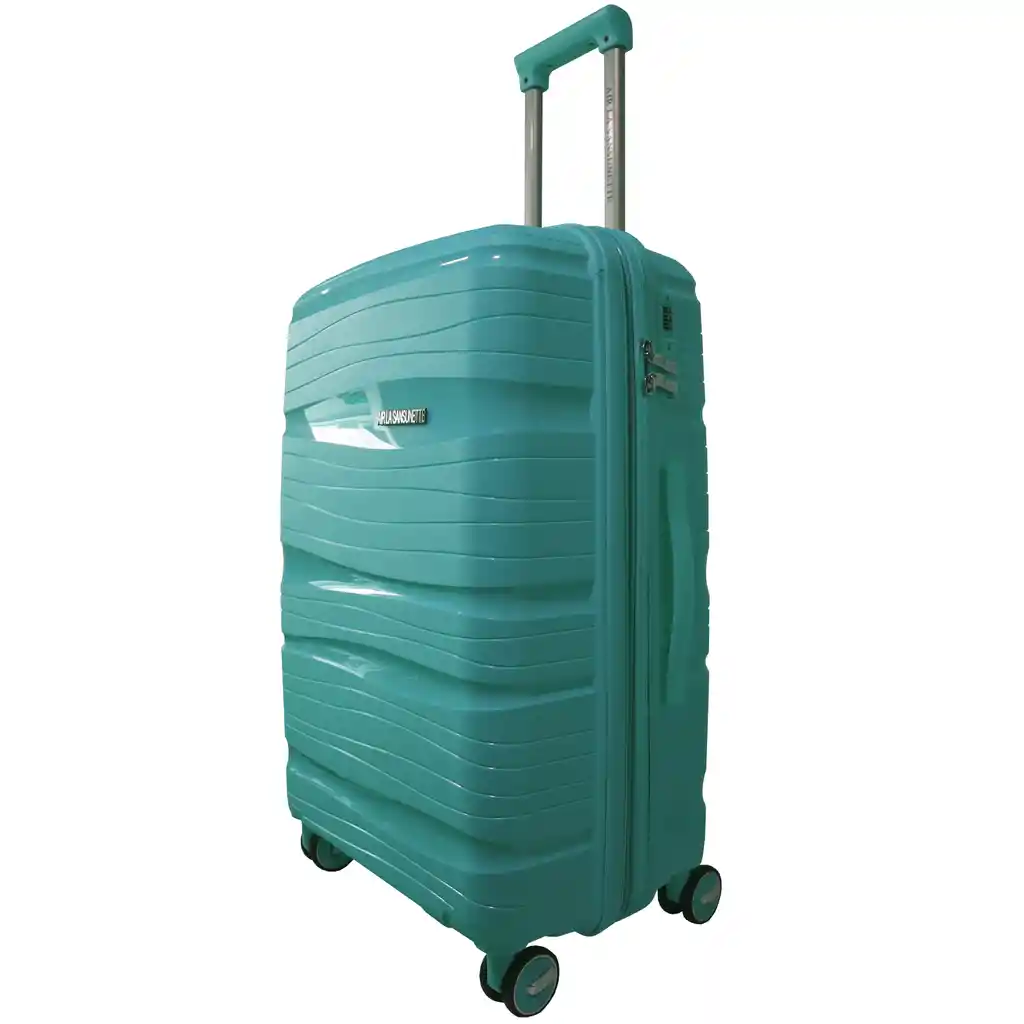 Set De Maletas De Viaje Air3 X 4 Pzs Teal Polipropileno