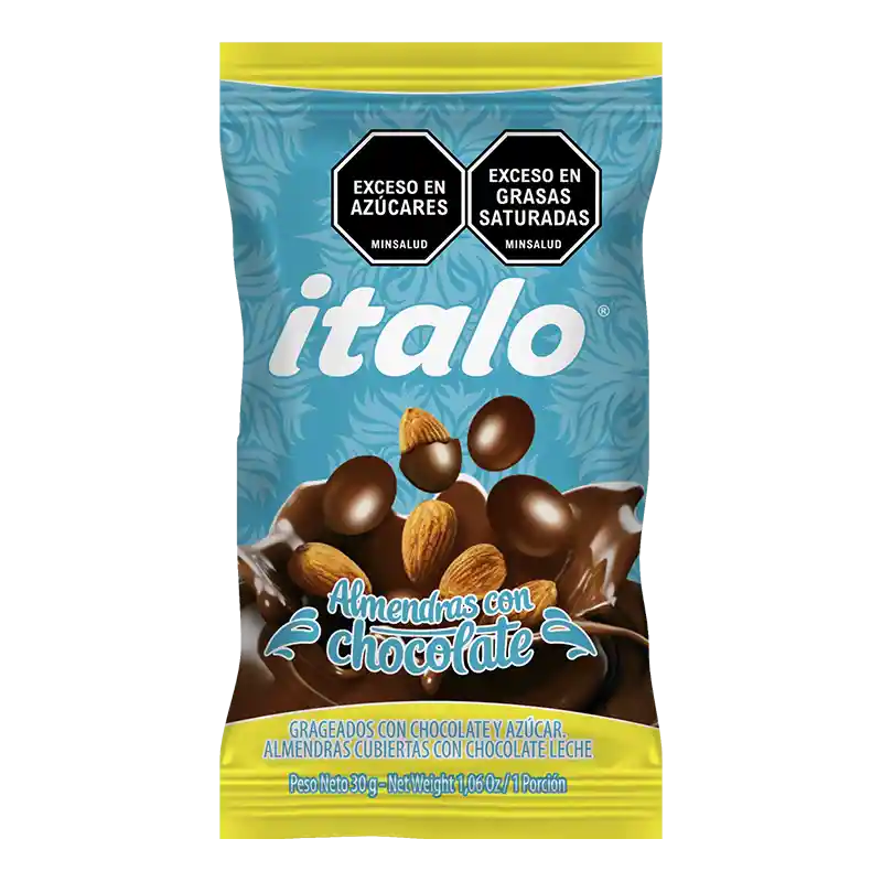 Almendras Italo Cubiertas Con Chocolate 30 G