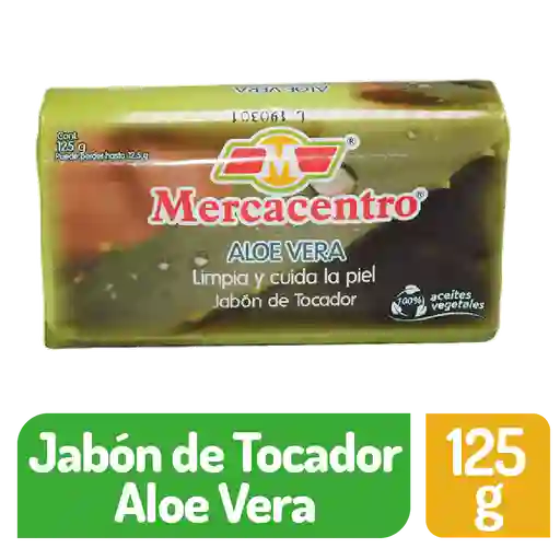 Jabón Mercacentro Aloe Vera 125 G