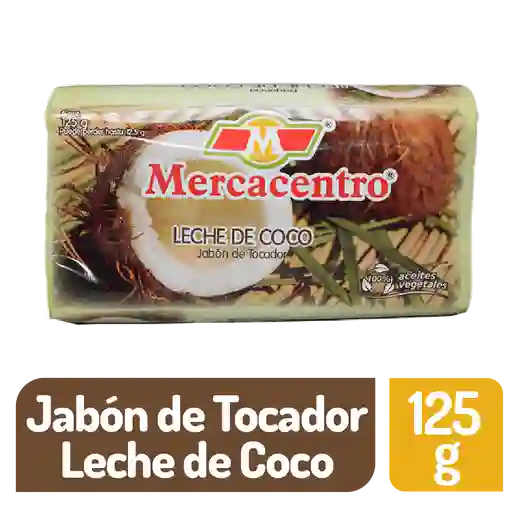 Jabón Mercacentro Leche De Coco 125 G