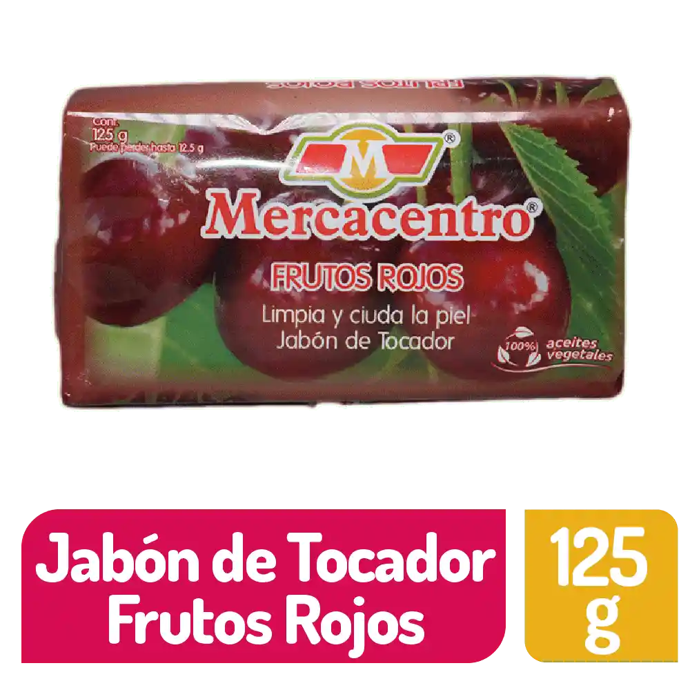 Jabón Mercacentro Frutos Rojos 125 G