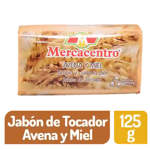 Jabón Mercacentro Avena Y Miel 125 G