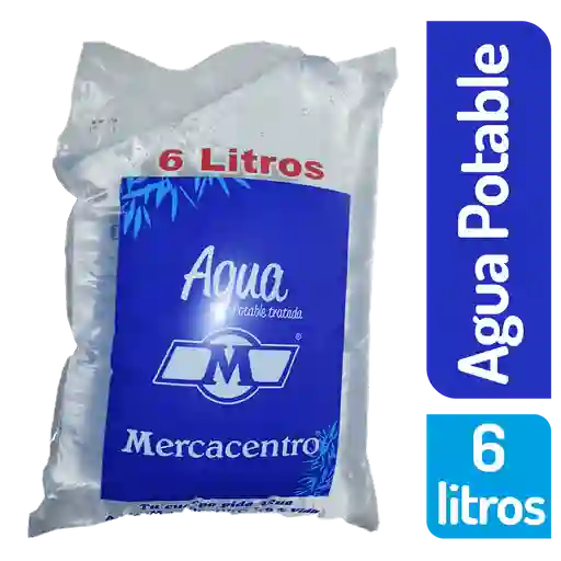 Agua Mercacentro Bolsa 6000 Ml