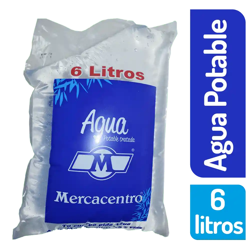 Agua Mercacentro Bolsa 6000 Ml