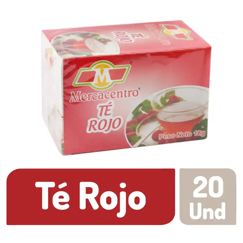 Té Mercacentro Rojo 20 Und