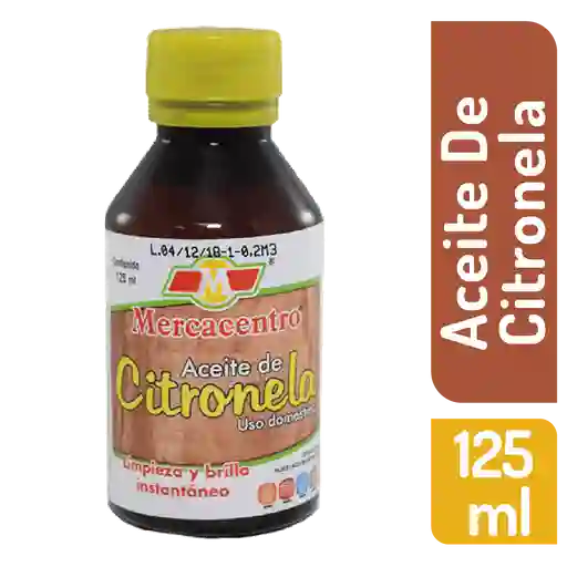 Aceite De Citronela Mercacentro 125 Ml