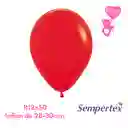 Globo O Bomba Fashion Rojo Sempertex R12x50