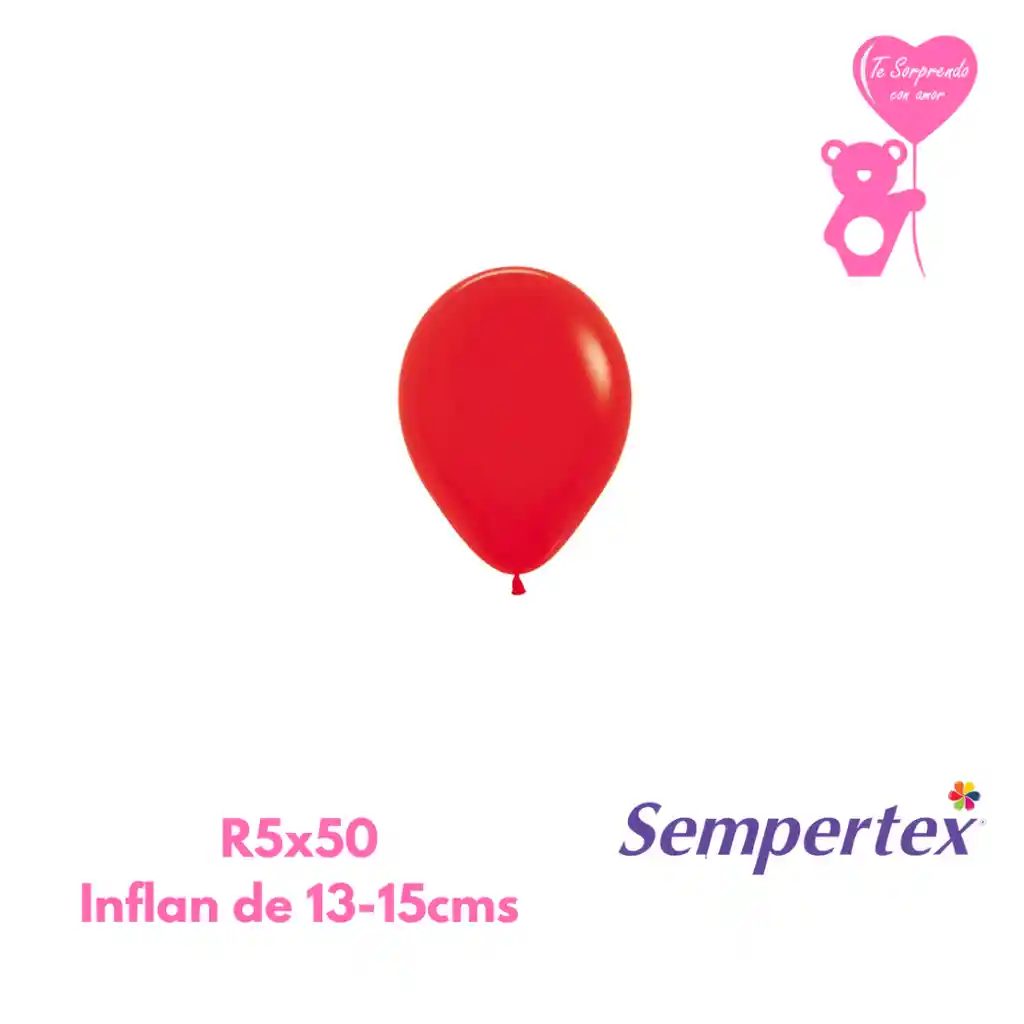 Globo Fashion Rojo Sempertex R5x50