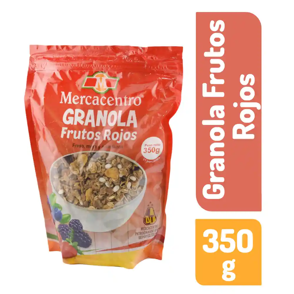 Granola Mercacentro 350 G Frutos Rojos