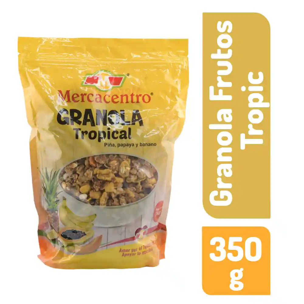 Granola Mercacentro 350 G Frutos Tropicales