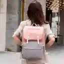 Pañalera Solapa Con Cambiador Independiente Rosa