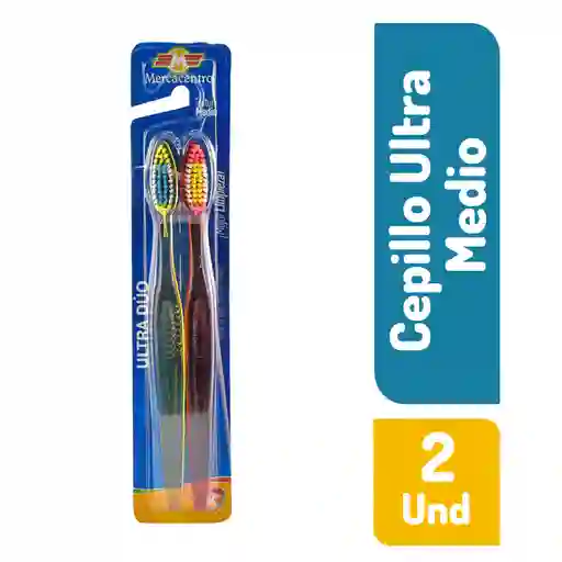 Cepillo Mercacentro Ultra X 2 Und Medio