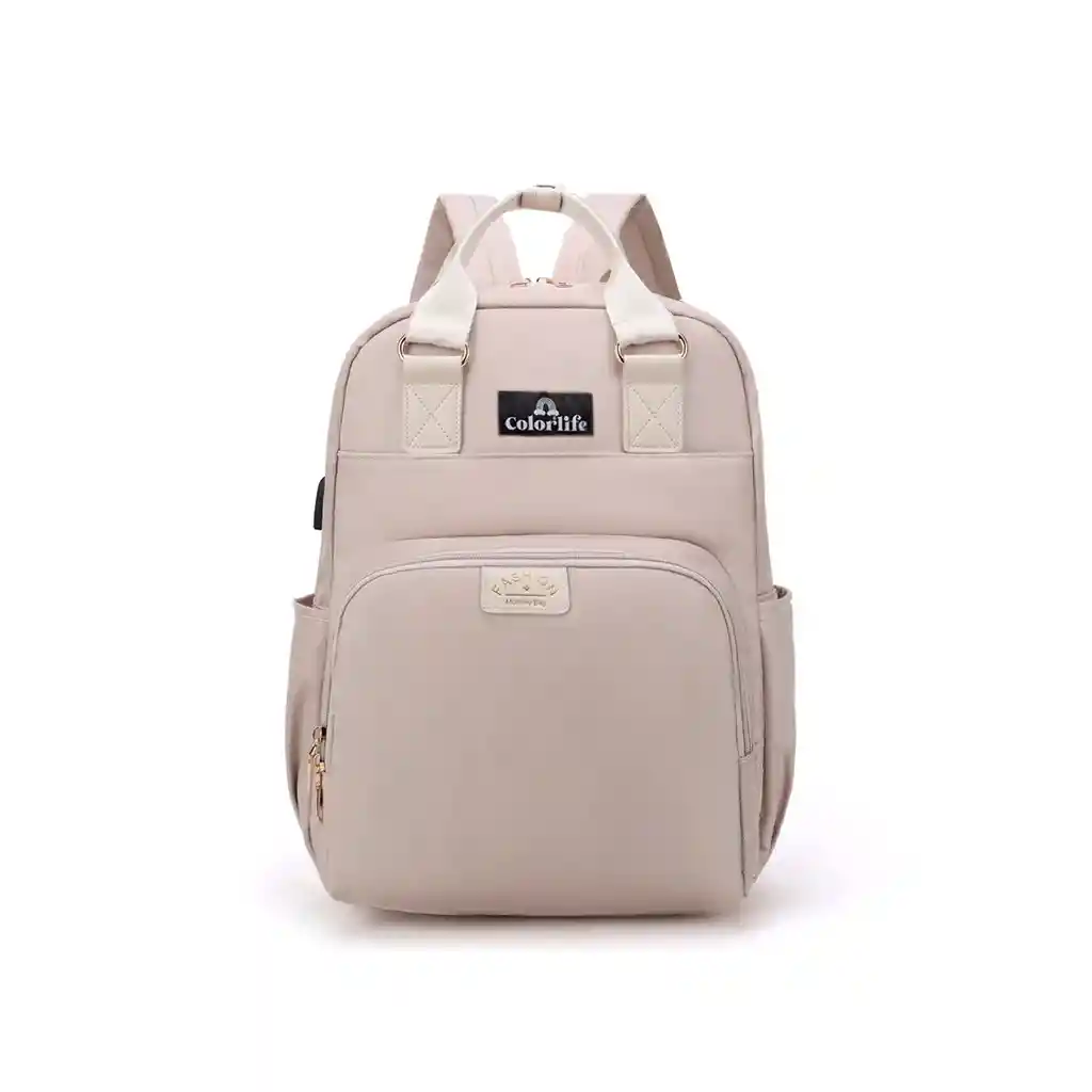 Pañalera Morral Multifuncional Riata Beige