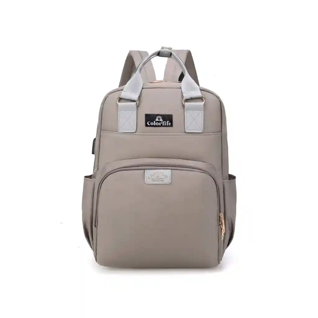 Pañalera Morral Multifuncional Riata Gris
