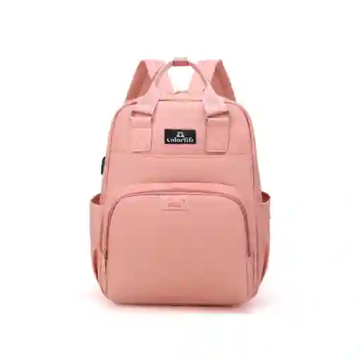 Pañalera Morral Multifuncional Riata Rosa
