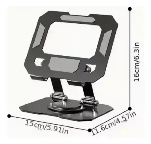 Base Plegable Aluminio 360°