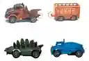 Carros De Impulso Dinosaurio Juguete Interactivo X 6 Unidade