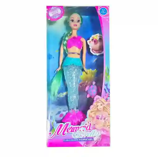 Muñeca Sirena Cola Sirena Tortuga Juguete Niñas Interactivo