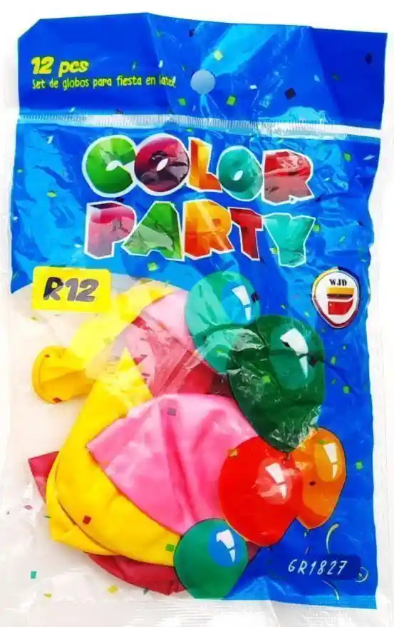 Globo Colorpartysatinador12x12