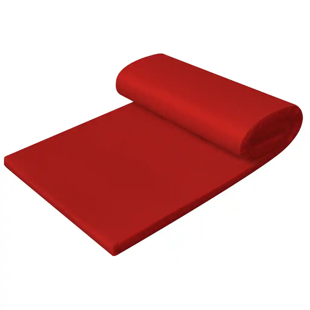 Colchoneta Camping Plegable Roja