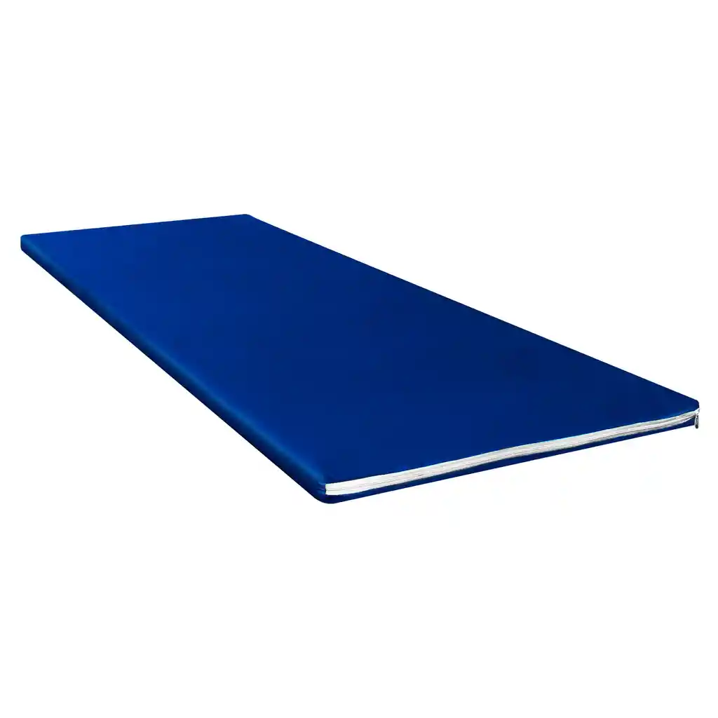 Colchoneta Camping Plegable Azul