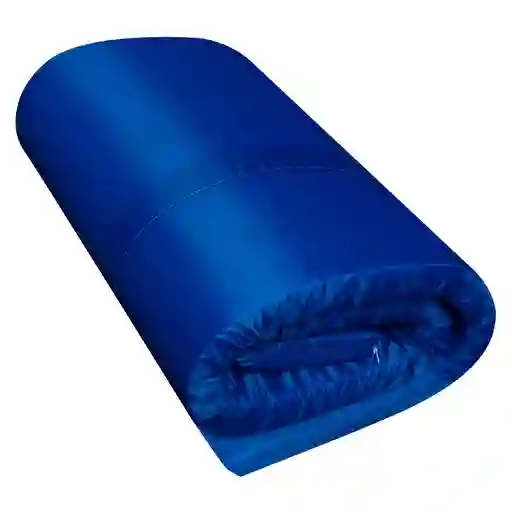 Colchoneta Camping Plegable Azul