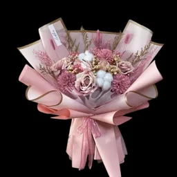 Bouquet En Tonos Pastel Con Lindo Empaque