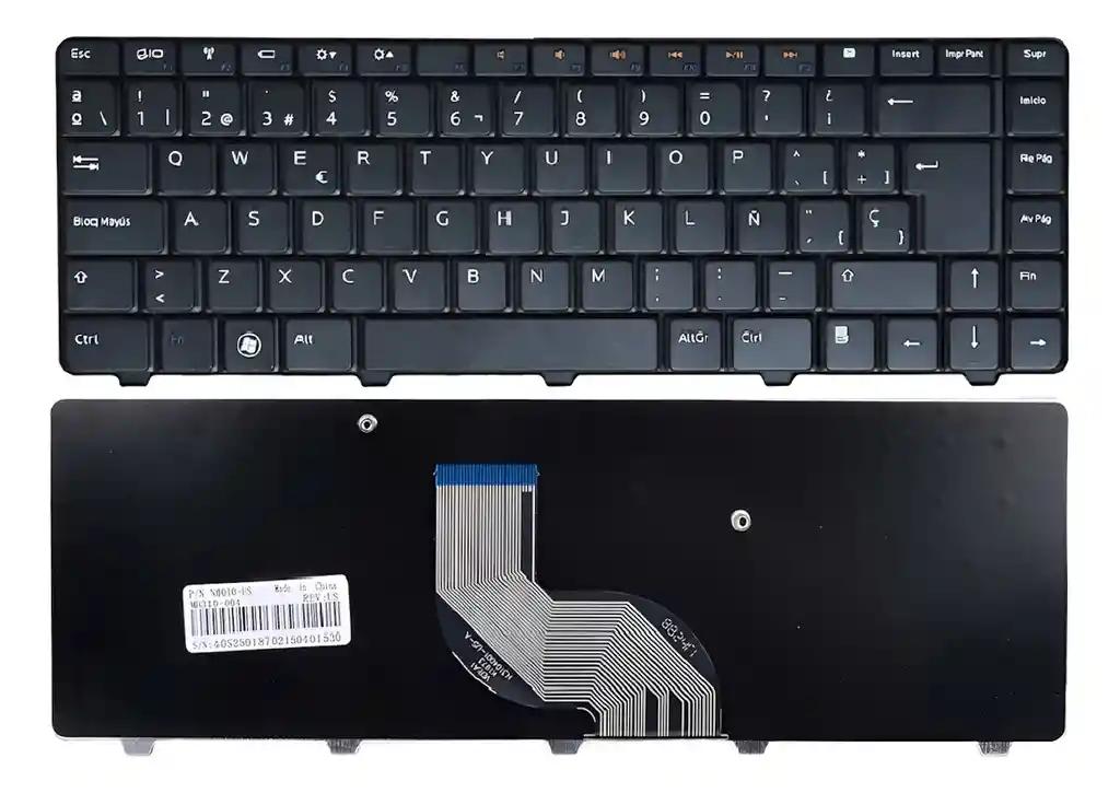 Teclado Para Dell Inspir N4030 N4010 N4020 N5030 N3010 M4010 Mod #2