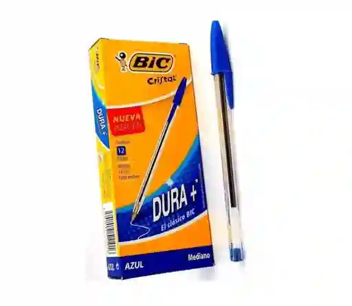 Caja Esfero Bic Azul X 12 Und