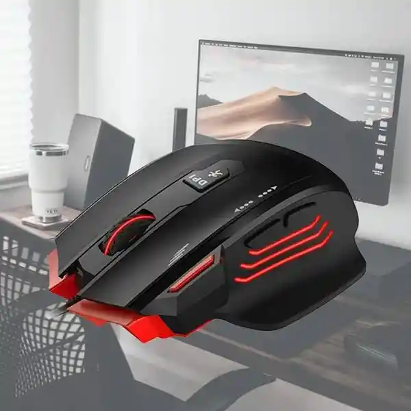 Mouse Gamer Optico 7 Botones Speed 3200dpi Profesional