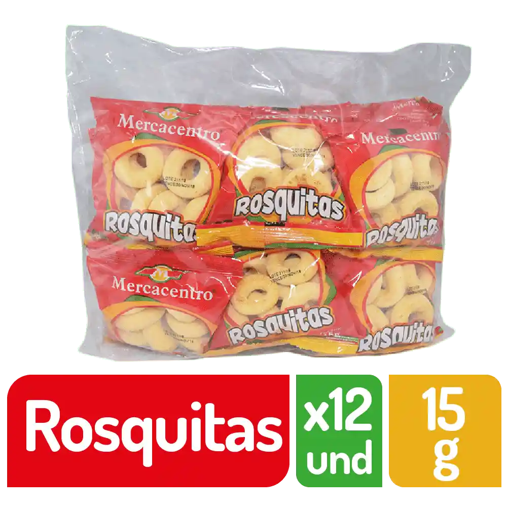 Rosquitas Mercacentro 12 X 15g C/u