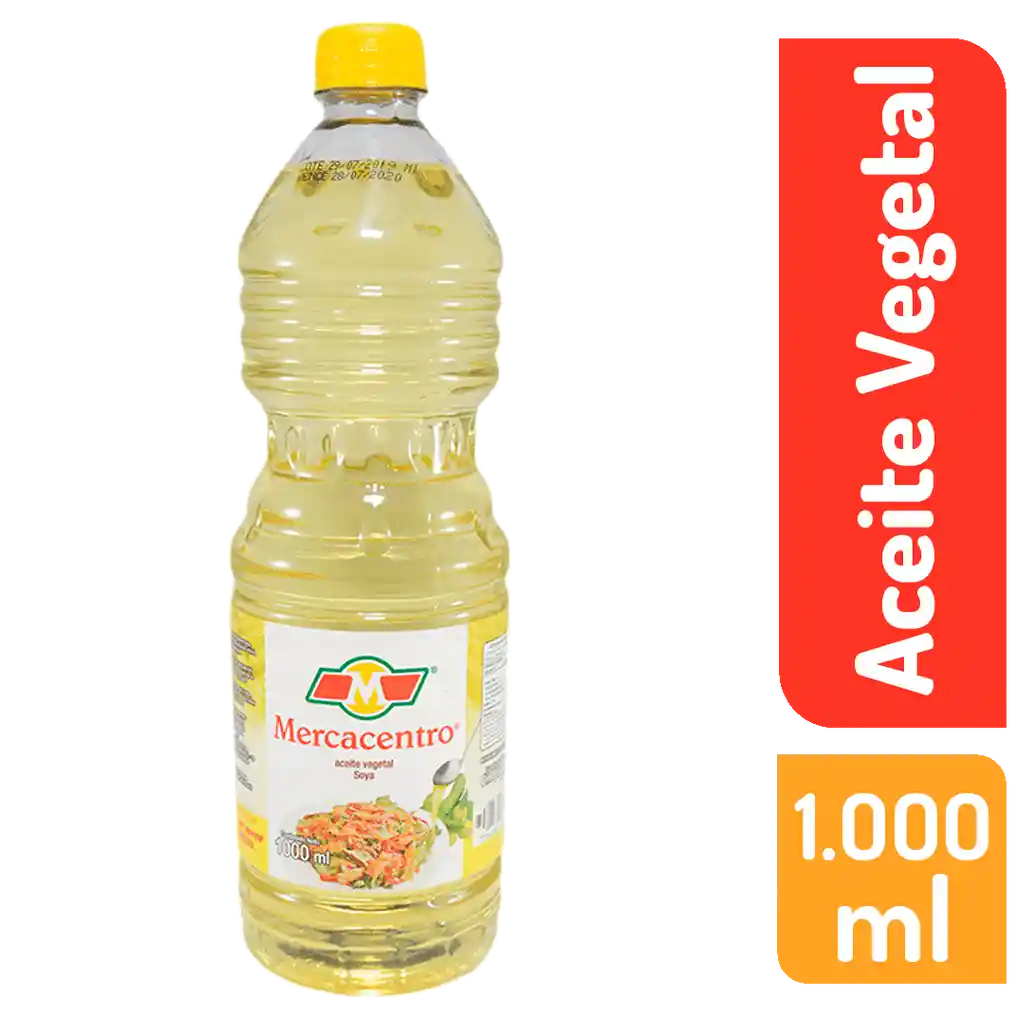 Aceite Mercacentro Soya 1000 Ml