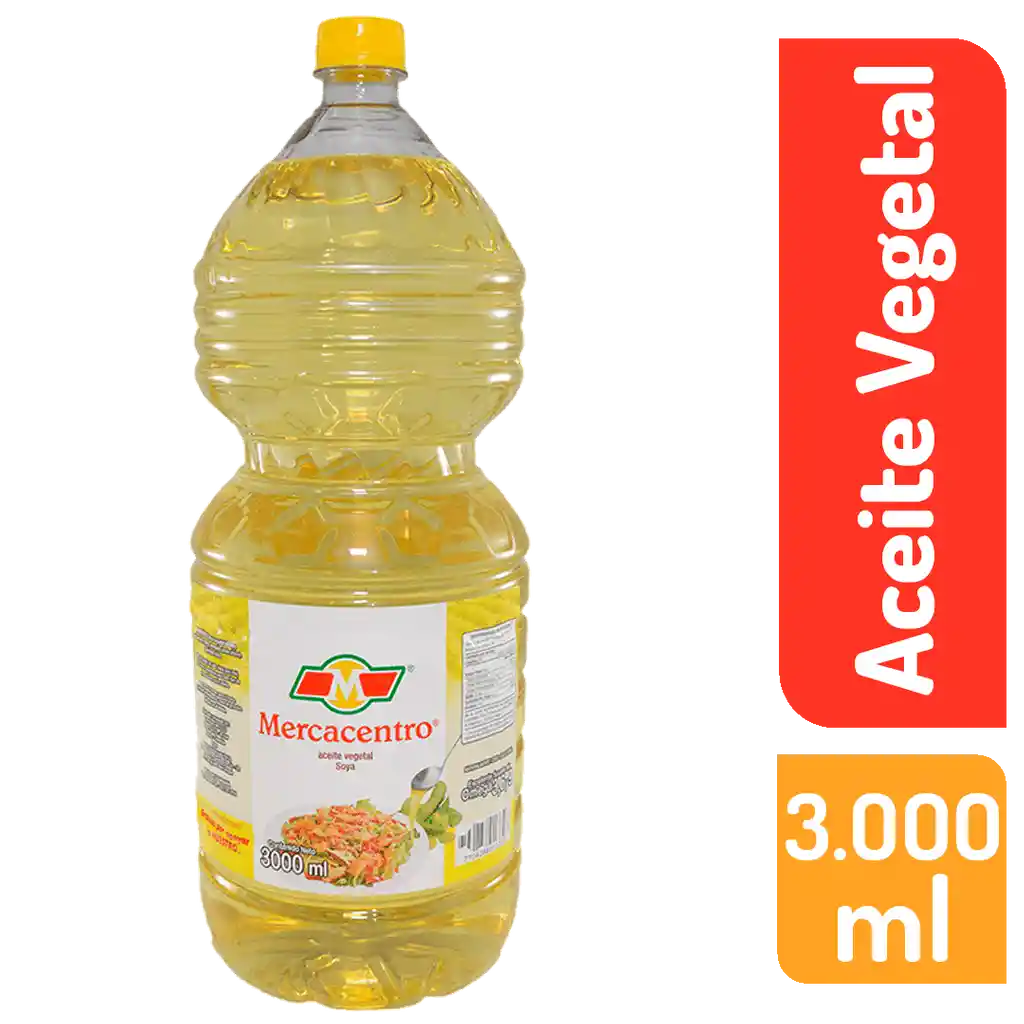 Aceite Mercacentro Soya 3000 Ml