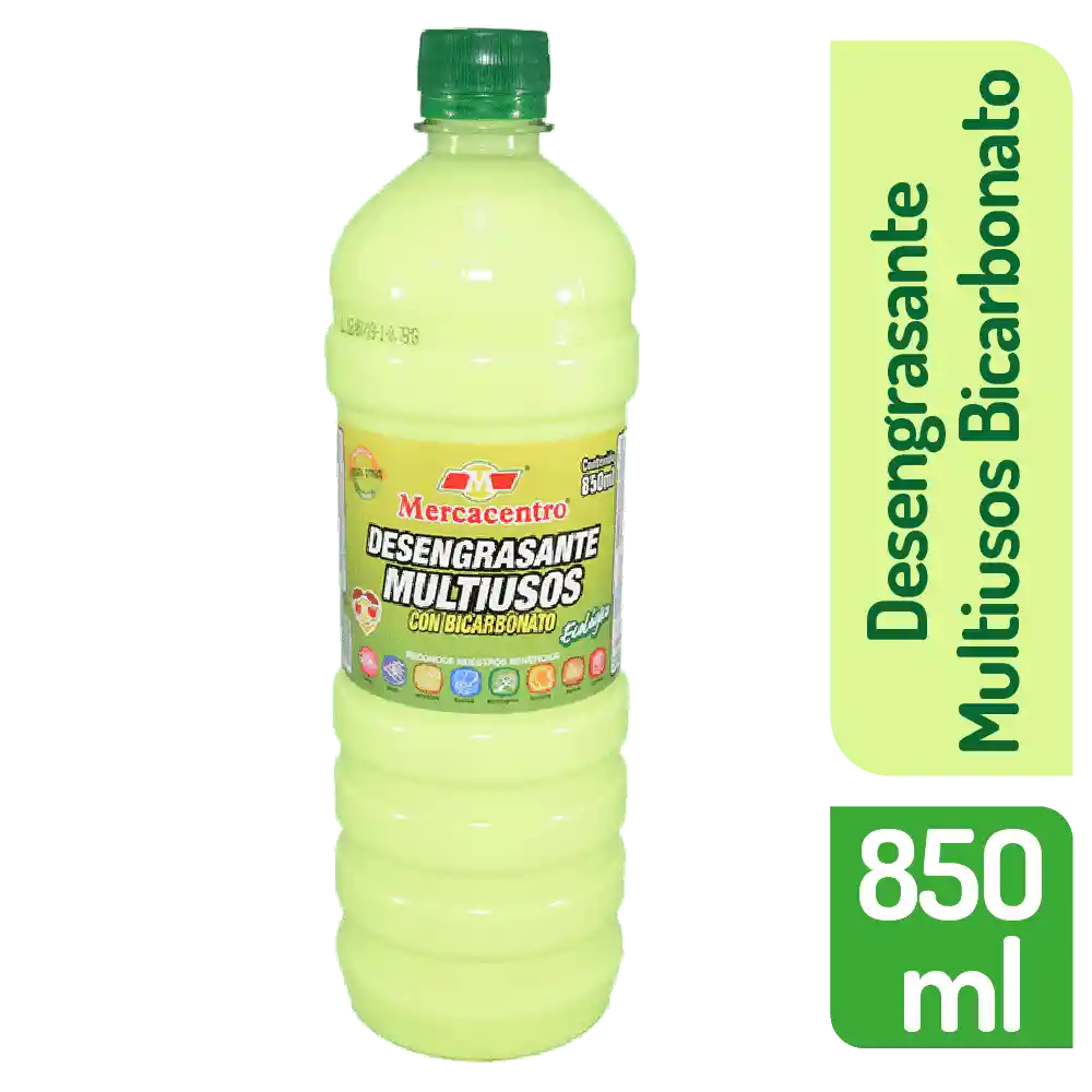 Desengrasante Mercacentro Multiusos Bicarbonato 850 Ml