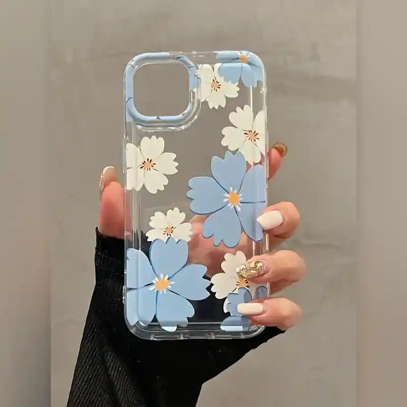 Funda Para Iphone 14 Pro Con Flores