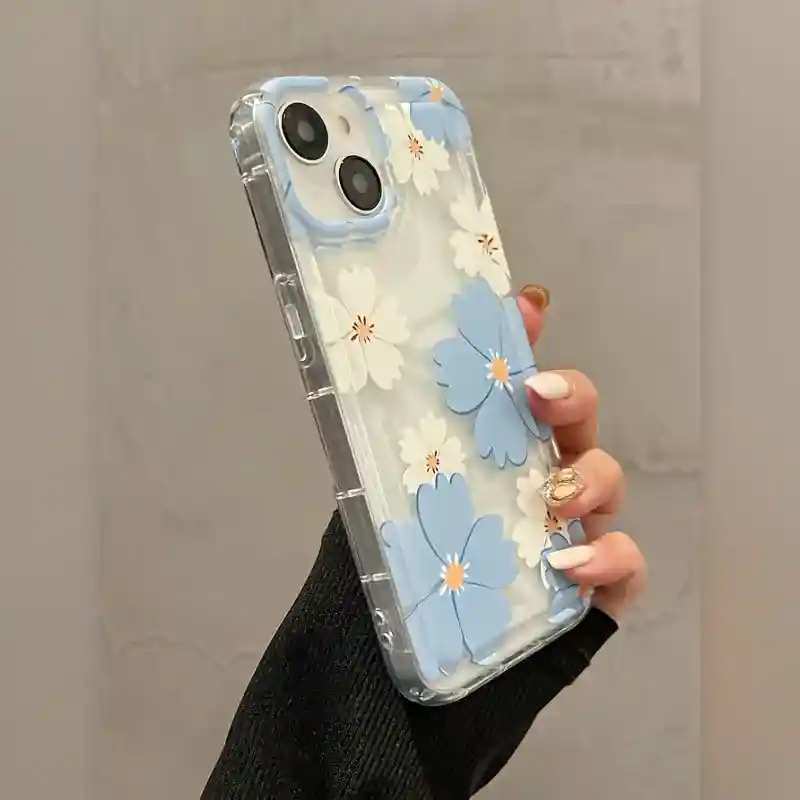 Funda Para Iphone 14 Pro Con Flores