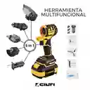 Herramienta Multifuncional Inalambrica 5 En 1 - Pulidora - Taladro - Caladora - Sierra Para Madera - Pistola De Impacto Cilti