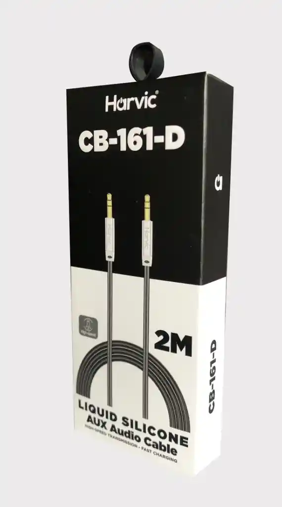 Cable Auxiliar De Audio Harvic Cb-161-d 2 Metros De Largo