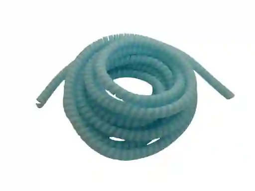 Resorte En Espiral Para Proteger Cables En Azul Claro