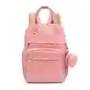 Pañalera Moral Multifuncional Colores Pastel Rosa
