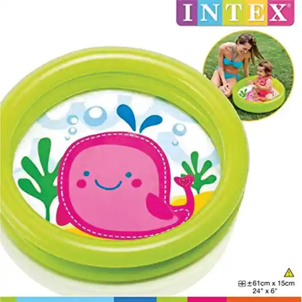 Piscina Inflable Verde (ballena)