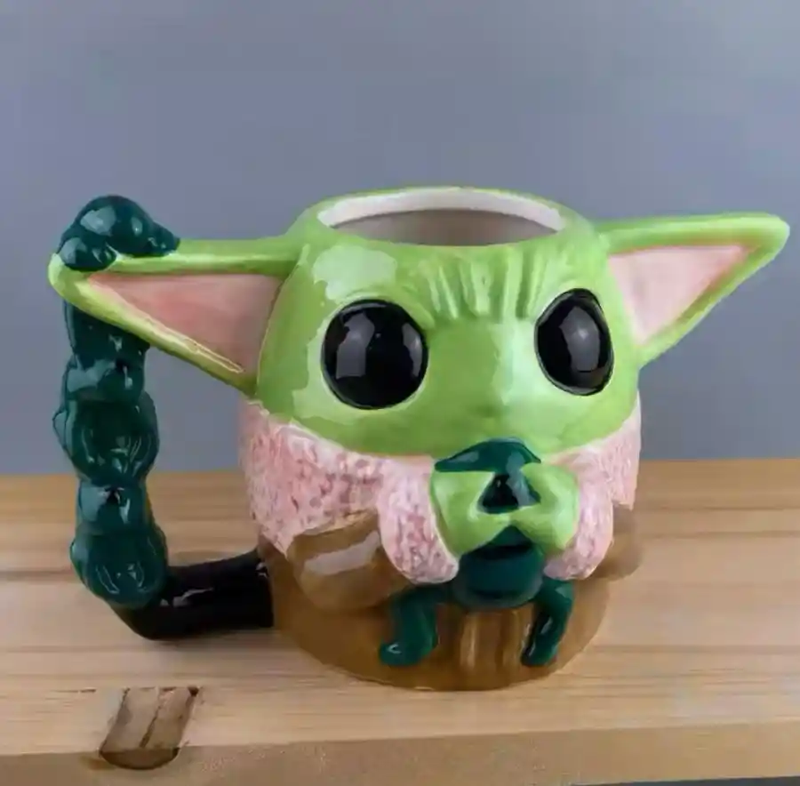 Mug Pocillo 3d Baby Yoda Grogu