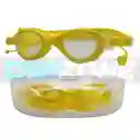 Gafas De Natación Uv Anti Fog Tapa Oído - M2205/ Amarillo