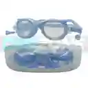 Gafas De Natación Uv Anti Fog Tapa Oído - M2205/ Azul Claro