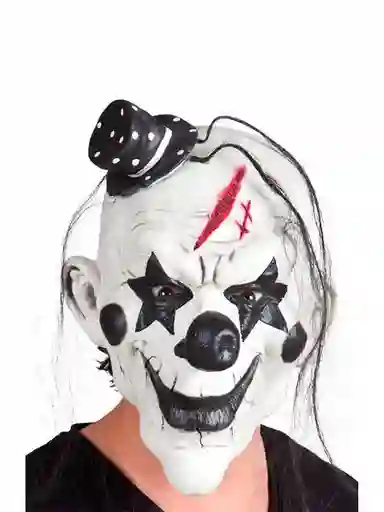 Mascara En Latex Payaso Sombrero Hallowe