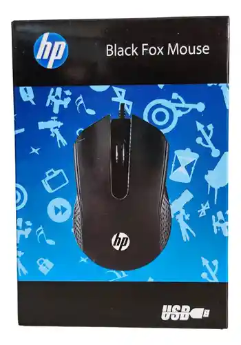 Mouse Usb Hp Original 1000dpi Optico Cableado Comodo Ergo