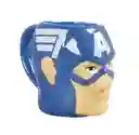 Mug Pocillo 3d Capitán América