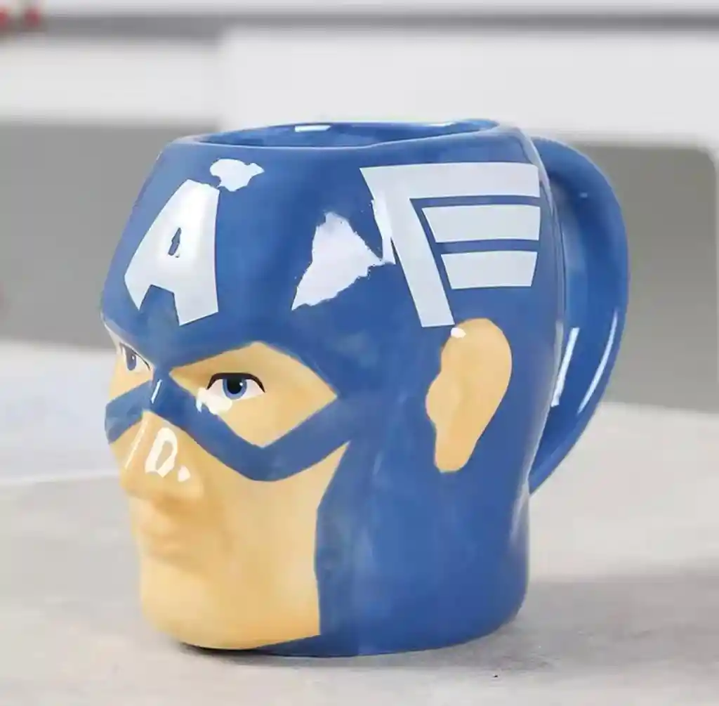 Mug Pocillo 3d Capitán América